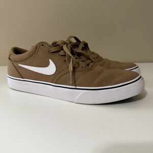 Nike SB CHRON 2 Brown Mens 9 Lace Up Suede Low Top Sneaker DM3494-200